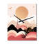 Pleine lune - Illustration rétro - Très grandes horloges murales géométriques modernes-99634774