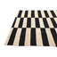 Tapis noir et blanc Otero