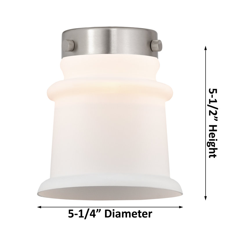 Mini-luminaire suspendu avec tige 1 lumière 6 po Nouveau 2 - Alvi - ampoule non incluse, Cuivre antique, Blanc mat