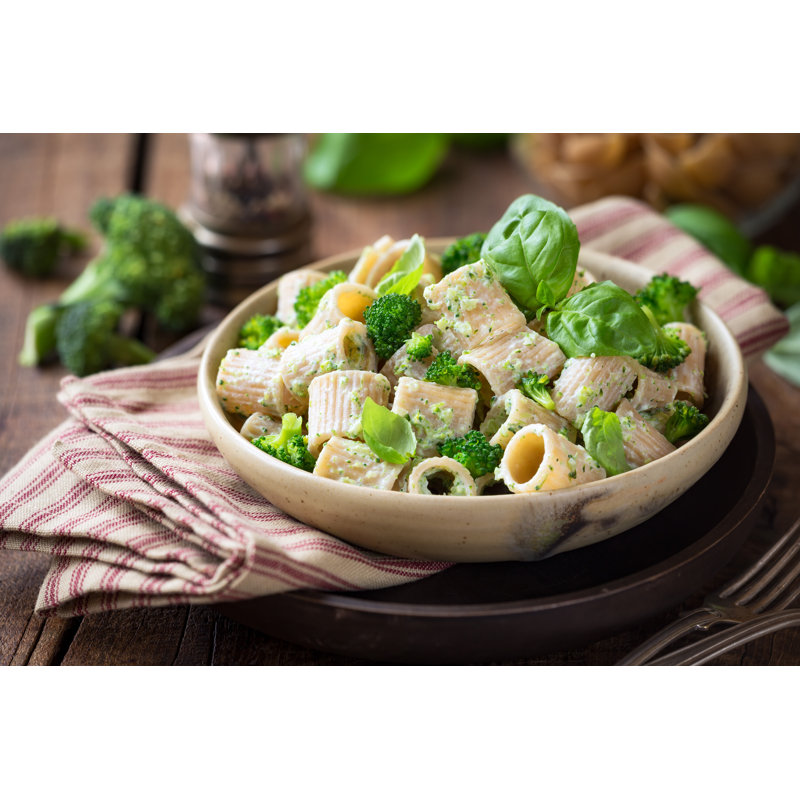 Vegetarian Pasta - Wrapped Canvas Print, 30cm H x 46cm W x 3.8cm D