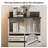 Alfreida 125.96" Modular Combination Sideboard