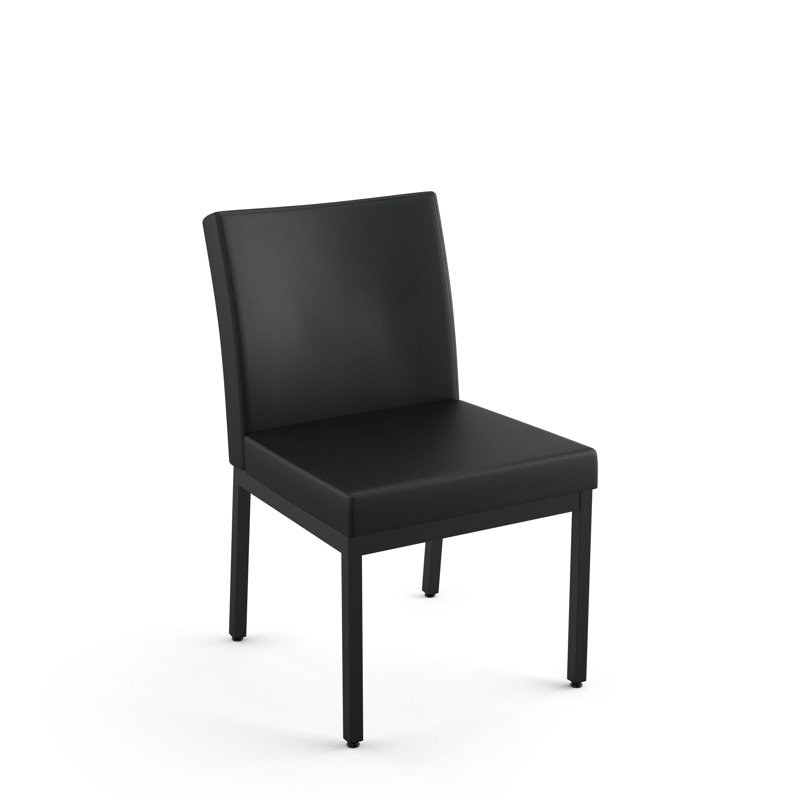 Driggers Upholstered Dining Chair, Black, Black
