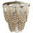 2-Tier Draped Wood Bead Chandelier-1183867220