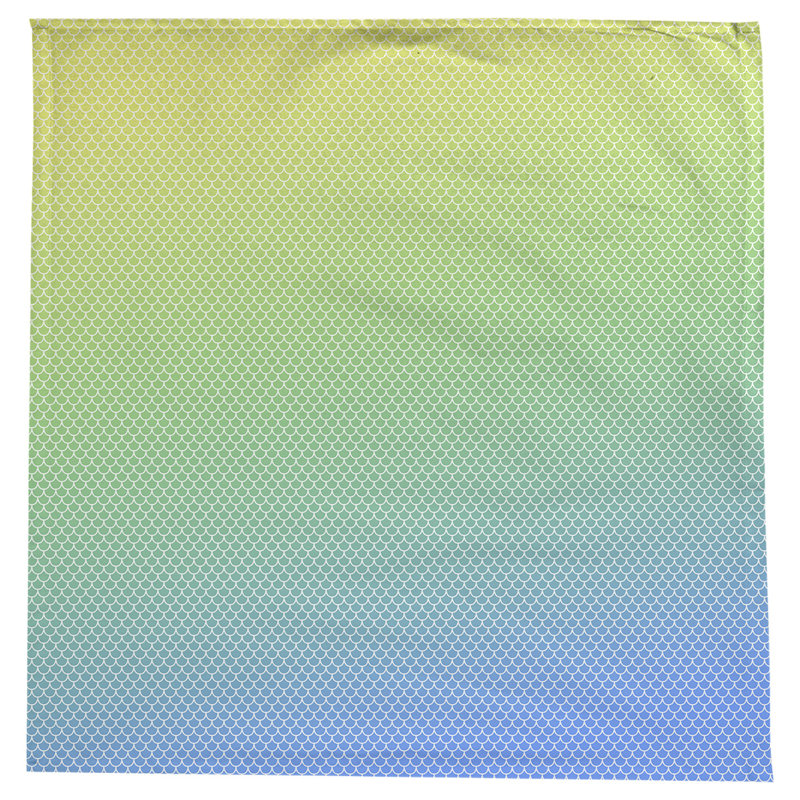 Avicia Mermaid Scales Tablecloth, Yellow/Green/Blue
