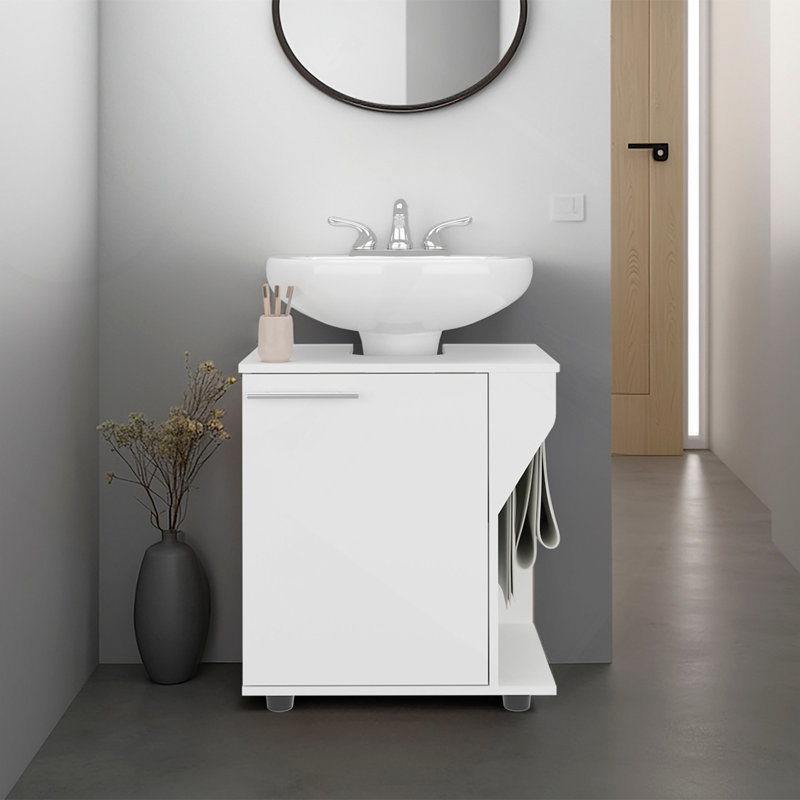 Armoire autoportante cruciforme Phillips, Blanc