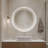Frameless Round LED Smart Mirror With Laser Engraving Pattern