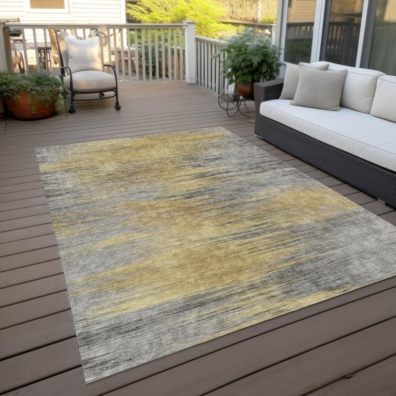Tapis intérieur / extérieur avec envers antidérapant Lummus, Rectangle 2 pi 6 po x 3 pi 10 po