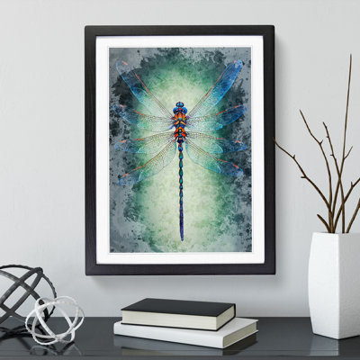 XV1022-5112X Dragonfly No.1 - Single Picture Frame Painting