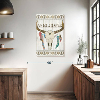 Plaque murale Kema Bohemian Rising I Welcome