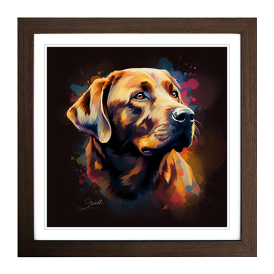 Labrador Retriever Conceptual No.3 - Framed Print