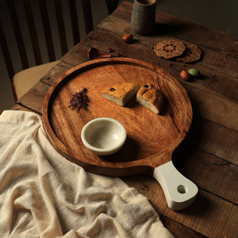 Planche à fromage / planche à découper en bois - 14 x 9 po