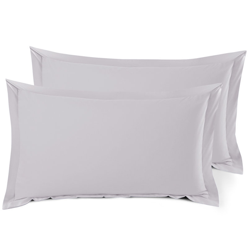 Taie décorative 100% polyester , Gris lavande, 20 po x 26 po