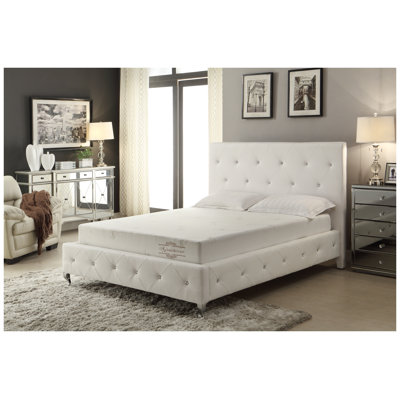 Matelas pleine grandeur en mousse viscoélastique 3 couches, support extra ferme avec housse en aloès traité, profil de 6 pouces