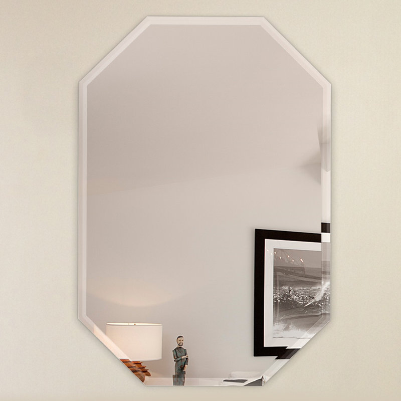 Fontinella Flat Wall Mirror with Hooks