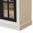 71.2'' Tall Display Cabinet With Glass Doors, Rustic Style China Cabinet, Curio Cabinet For Collectibles Figures Trophies, For Hallways Living Room, Kitchen, Home, Studio Or Workspace-1823560699