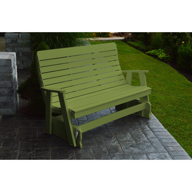 Banc en plastique pour l'extérieur, Lime tropicale