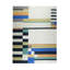 Tapis en laine tissé à plat multicolore Dymon-1776988120
