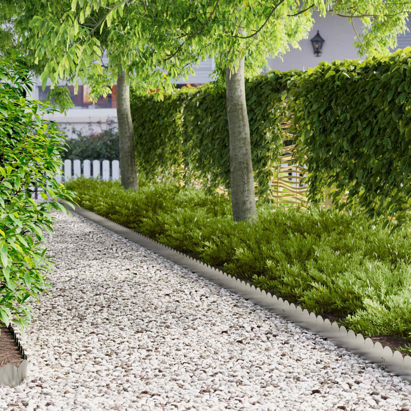 103cm W Steel Lawn Edging, 15cm H x 103cm W