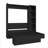 Easy-Lift Murphy Wall Bed with Bookshelf-2075734197-2067168221