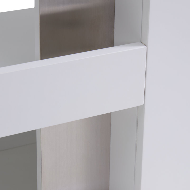Lirrington Stainless Steel Fireplace