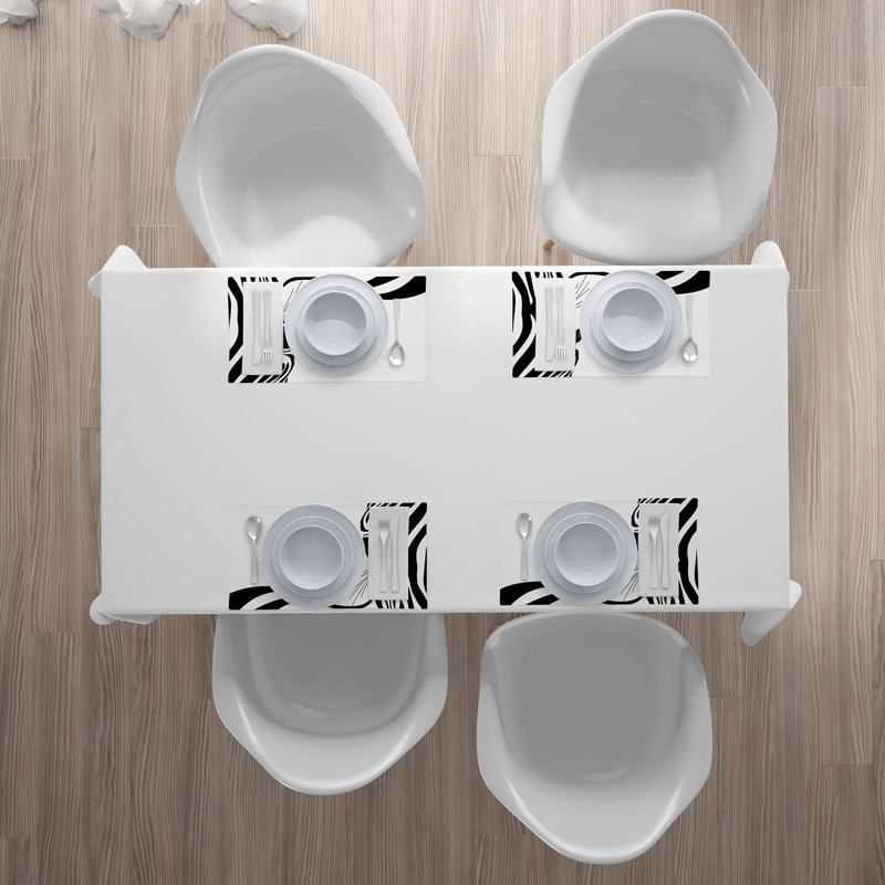 Polyester Abstract Rectangle Placemat