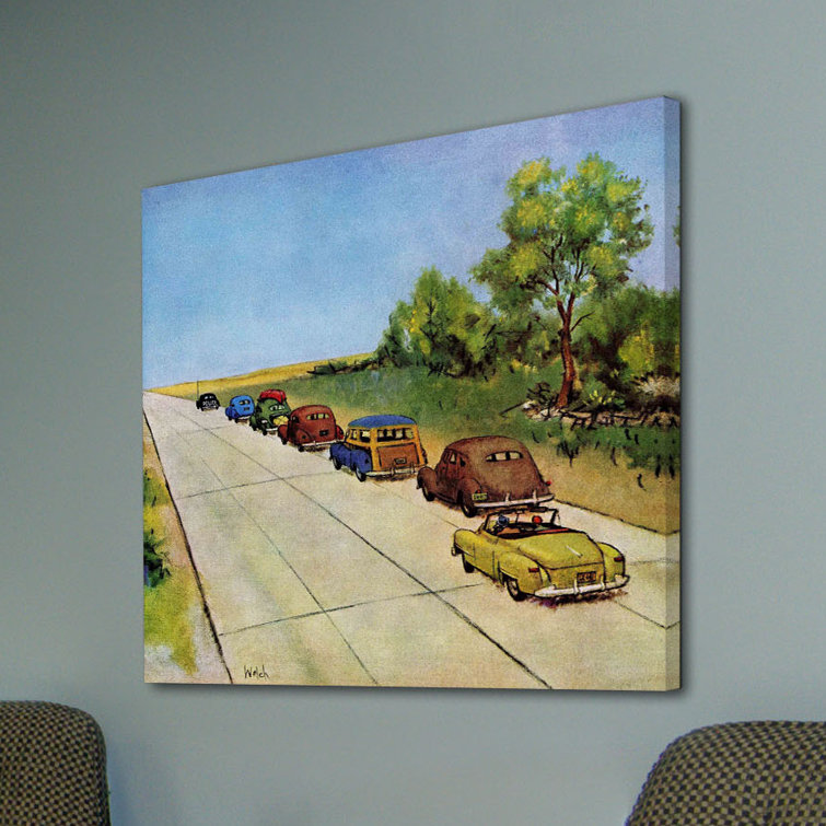 East Urban Home Checkpoint - Wrapped Canvas Graphic Art Print | Wayfair ...
