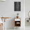 «Handcuff Blueprint Vernis Chalkboard», art mural en métal