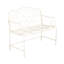 Banc de jardin Sunnydaze - blanc-59775713