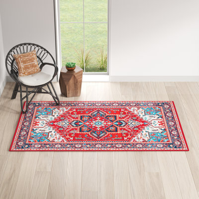 Tapis oriental rouge / bleu Sonia