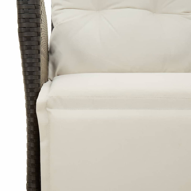 Mobilier de jardin 5 pièces, H 27,95 po x l 31,5 po x P 31,5 po, 4
