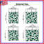 Couvre-lit matelassé à motif floral bleu sarcelle toutes tailles-126083433
