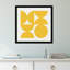 «Bold Vintage Geometric Sunshine Yellow» par The Creative Bunch Studio, reproduction d'art encadrée-372587868-372587856