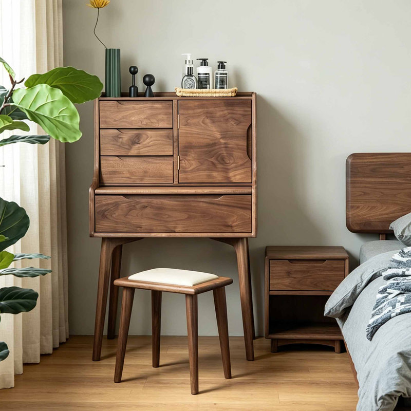 Coiffeuse de rangement de style européen