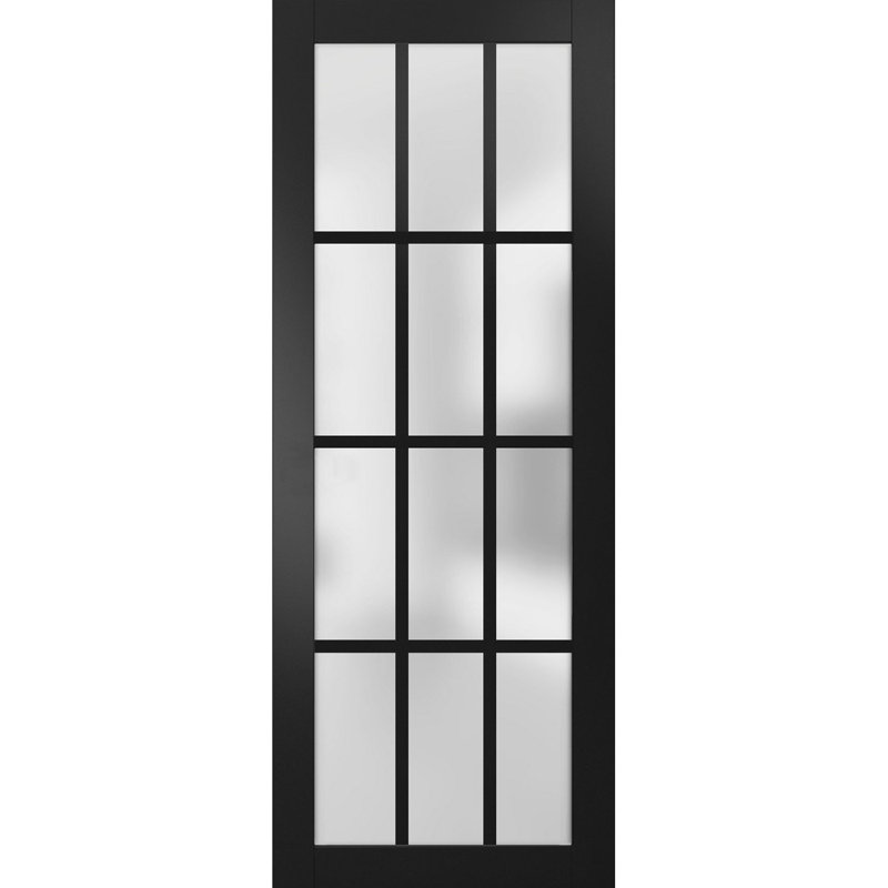 Porte standard en verre givré Felicia, 42 po x 96 po