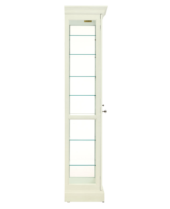 Chesterbrook Lighted Curio Cabinet, Linen