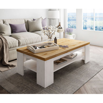 Four Leg Coffee Table with Storage