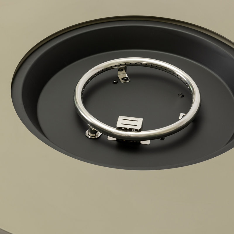 Round Iron Fire Pit Table
