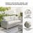 Breshae 58.5'' Wide Straight Loveseat with Cushions