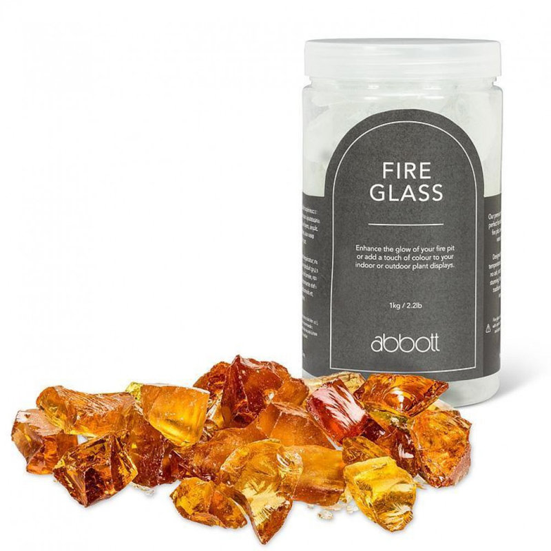 Sea Glass Vase Filler, Amber