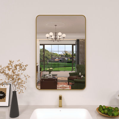 Miroir de salle de bain mural l 24 po x H 36 po Lucha
