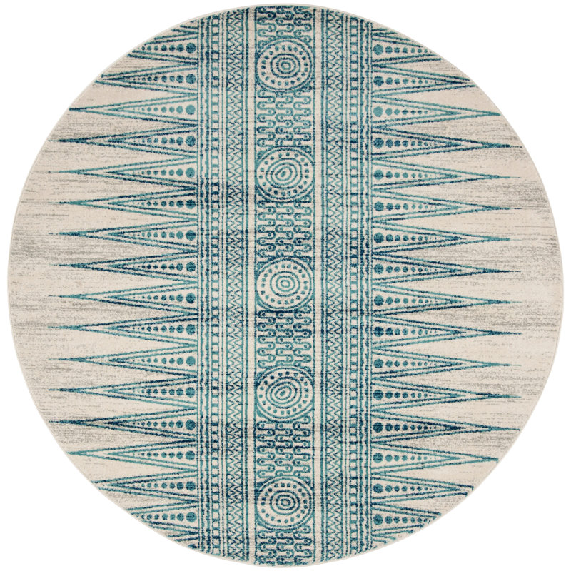 Allard Performance Southwestern Rug, Round 6'7"
