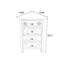 Armoire d'angle en bois manufacturé