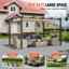 Pergola d'extérieur rétractable avec auvent en aluminium-106897484-106897478