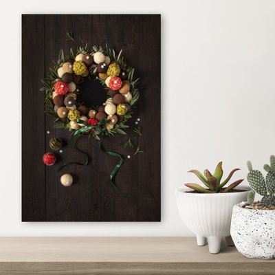 Fête de la truffe festive, reproduction d'art mural rustique contemporain