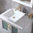 30" Modern Free-Standing White Single Bathroom Vanity