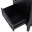 Meuble-lavabo de 20 po avec lavabo - noir, grand rangement, poignée en acier inoxydable, porte silencieuse, surface facile à nettoyer, poids pratique de 67,36 lb, tablette de porte, tiroir,-1371367045