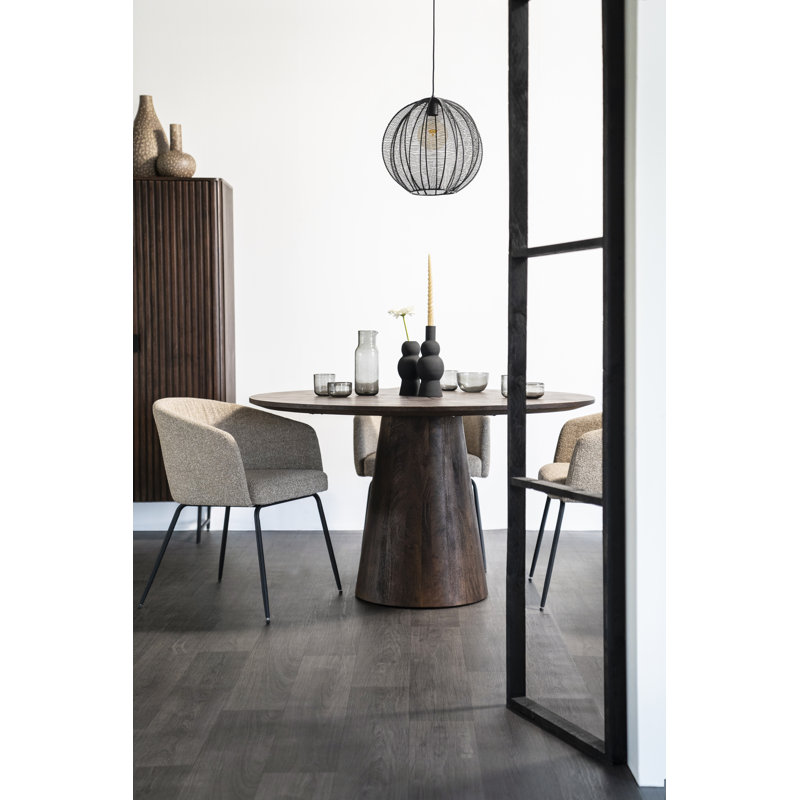Aron Round Solid Wood Dining Table