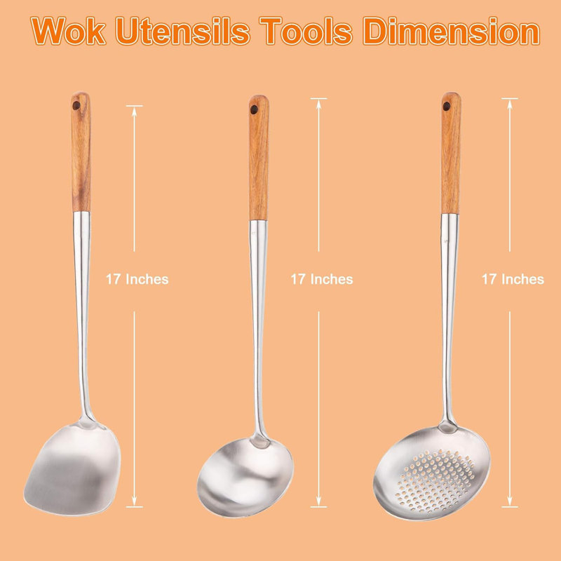 Spatule 17 pouces pour wok