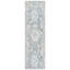 Tapis oriental bleu / rouille / ivoire en laine / coton touffeté à la main Marquee 506-108598371