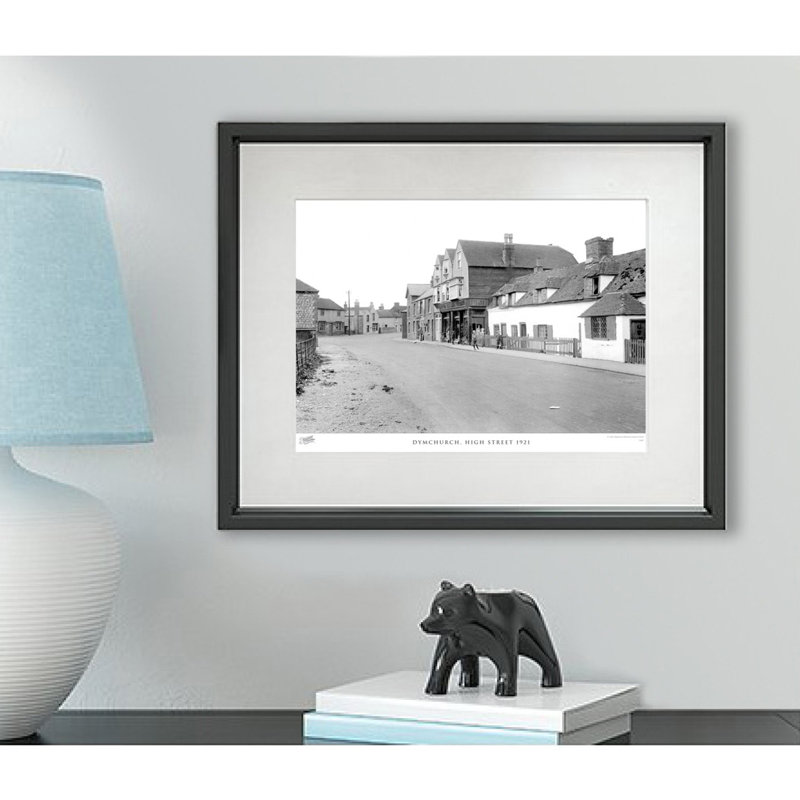 Dymchurch, High Street 1921 - Single Picture Frame Print, 28cm H x 36cm W x 2.3cm D